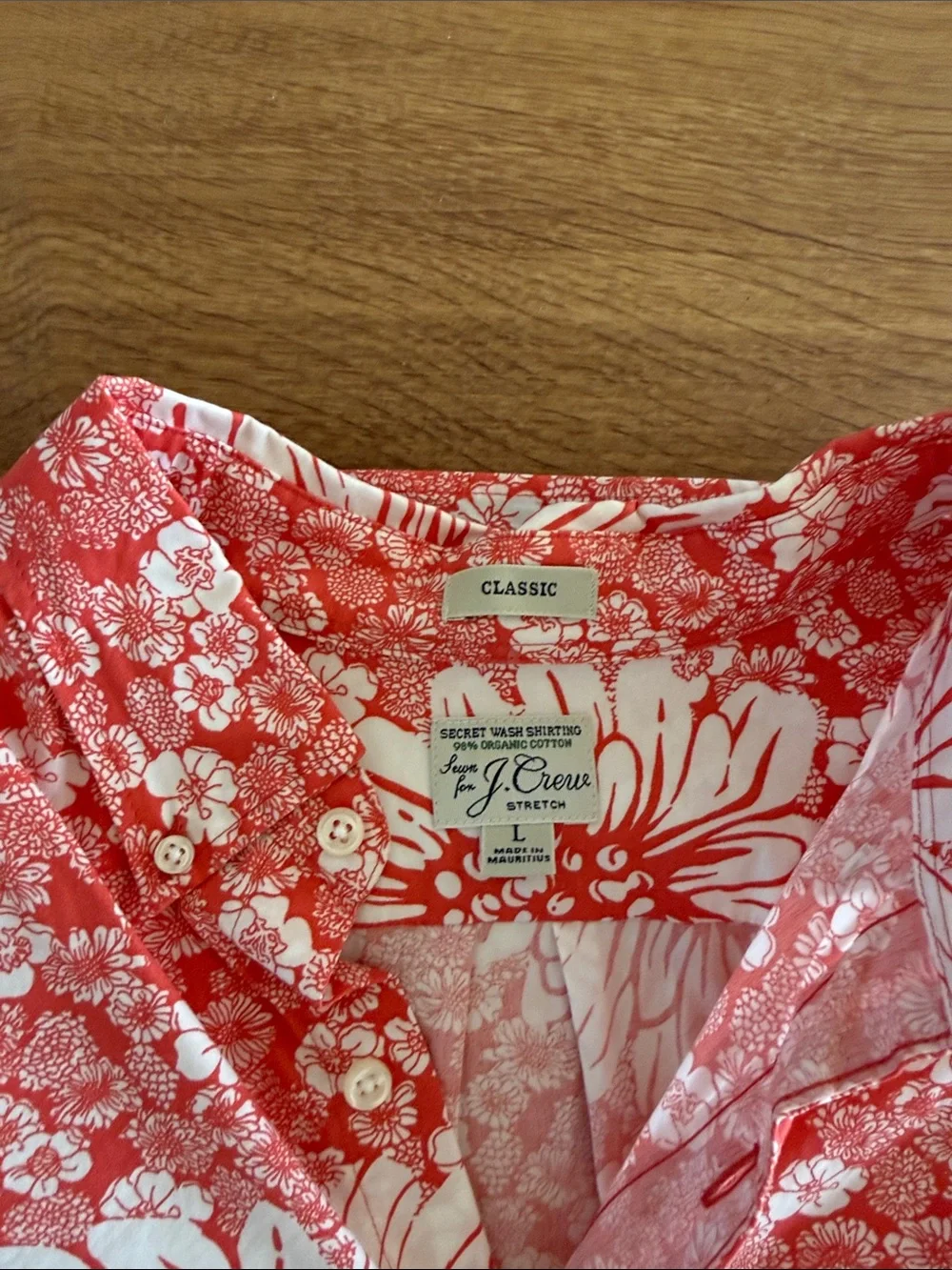 J Crew Men’s Hawaiian shirt size L
